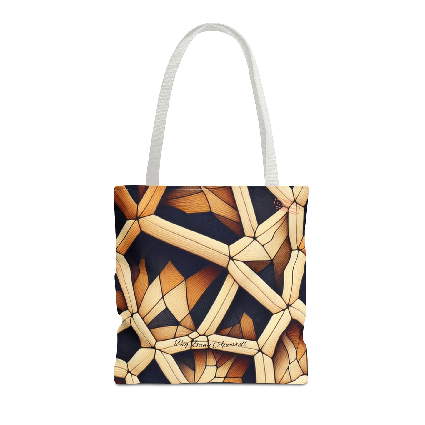 Geometric Pattern Tote Bag - Stylish & Versatile for Everyday Use