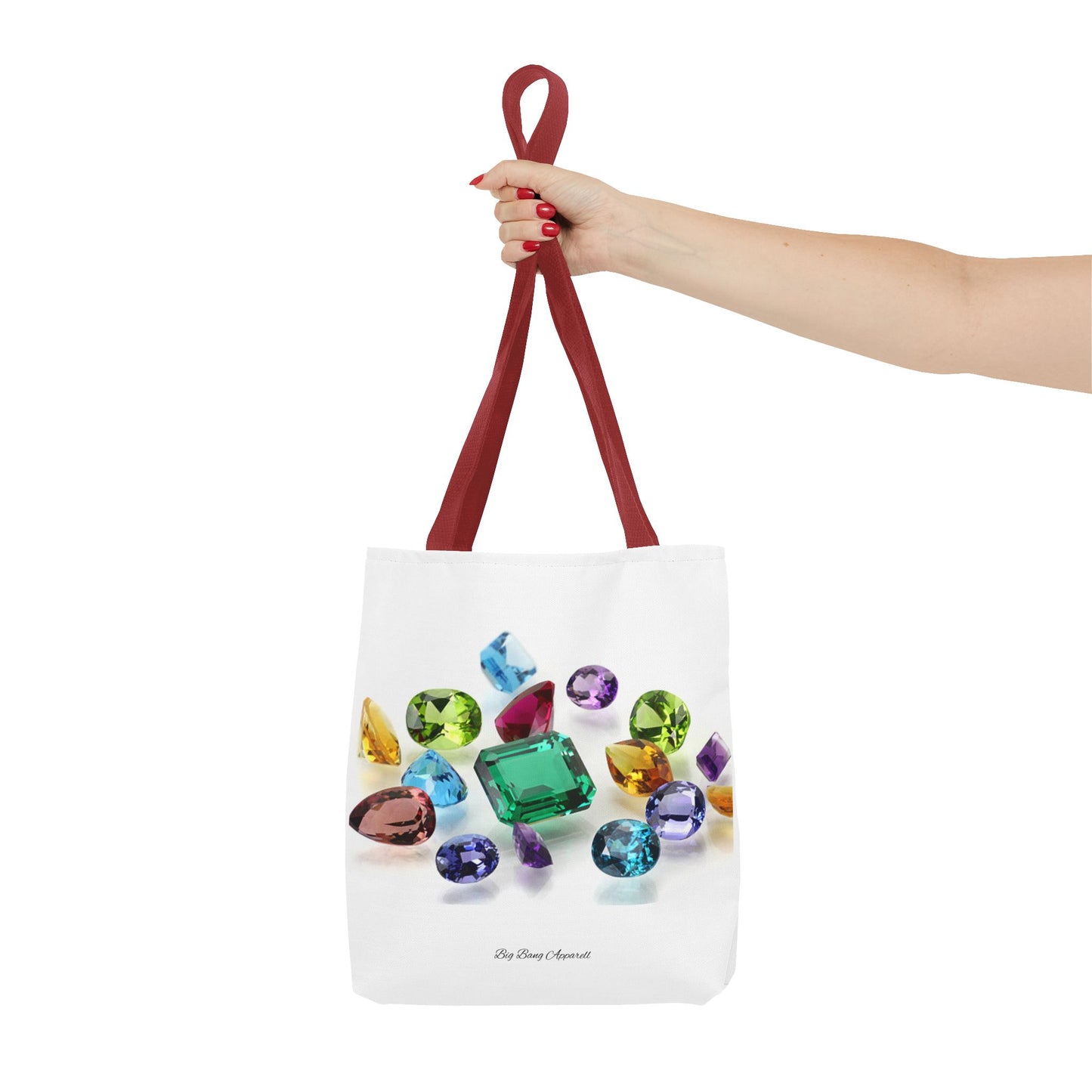 Colorful Gemstone Tote Bag | Stylish & Versatile Everyday Accessory