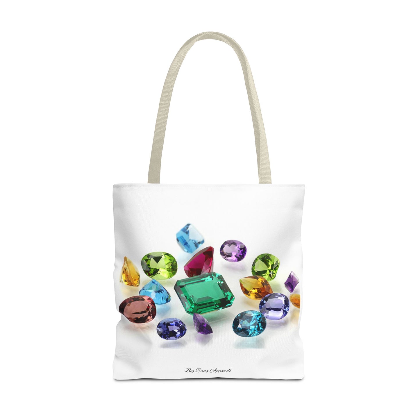 Colorful Gemstone Tote Bag | Stylish & Versatile Everyday Accessory