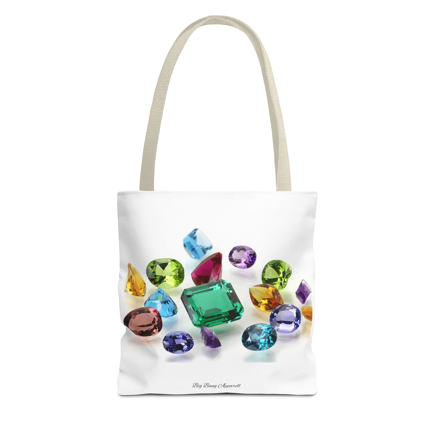 Colorful Gemstone Tote Bag | Stylish & Versatile Everyday Accessory