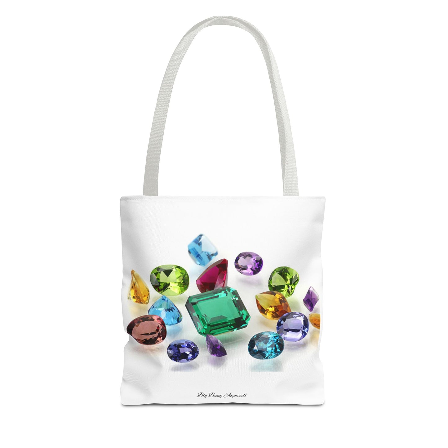 Colorful Gemstone Tote Bag | Stylish & Versatile Everyday Accessory