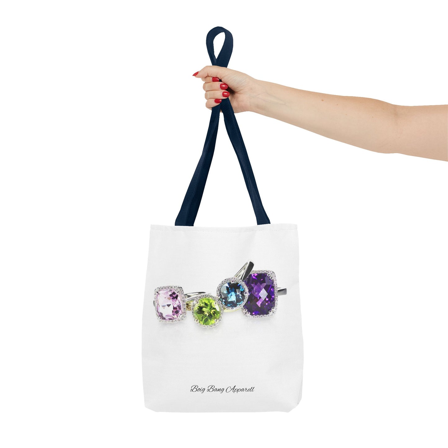 Sparkling Gemstone Tote Bag - Stylish and Chic Accessory for Jewelry Lovers