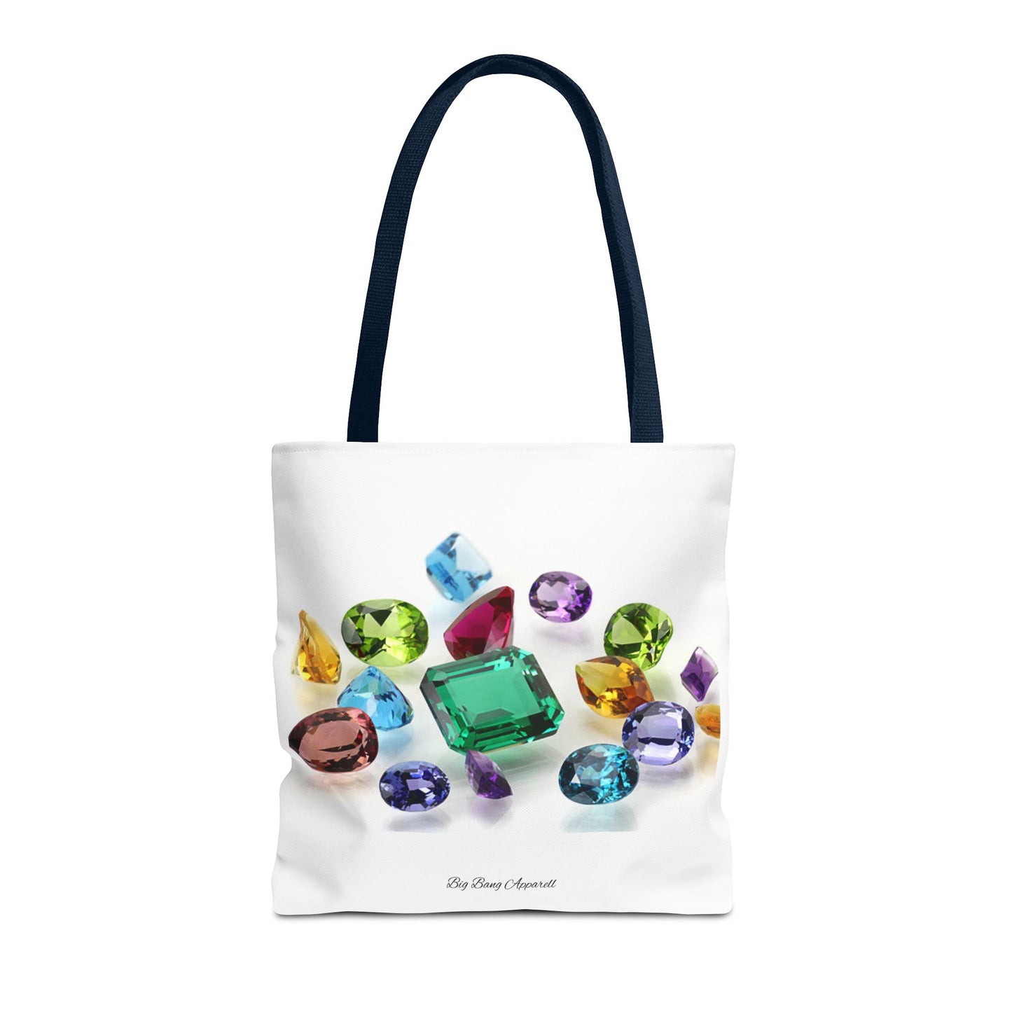 Colorful Gemstone Tote Bag | Stylish & Versatile Everyday Accessory