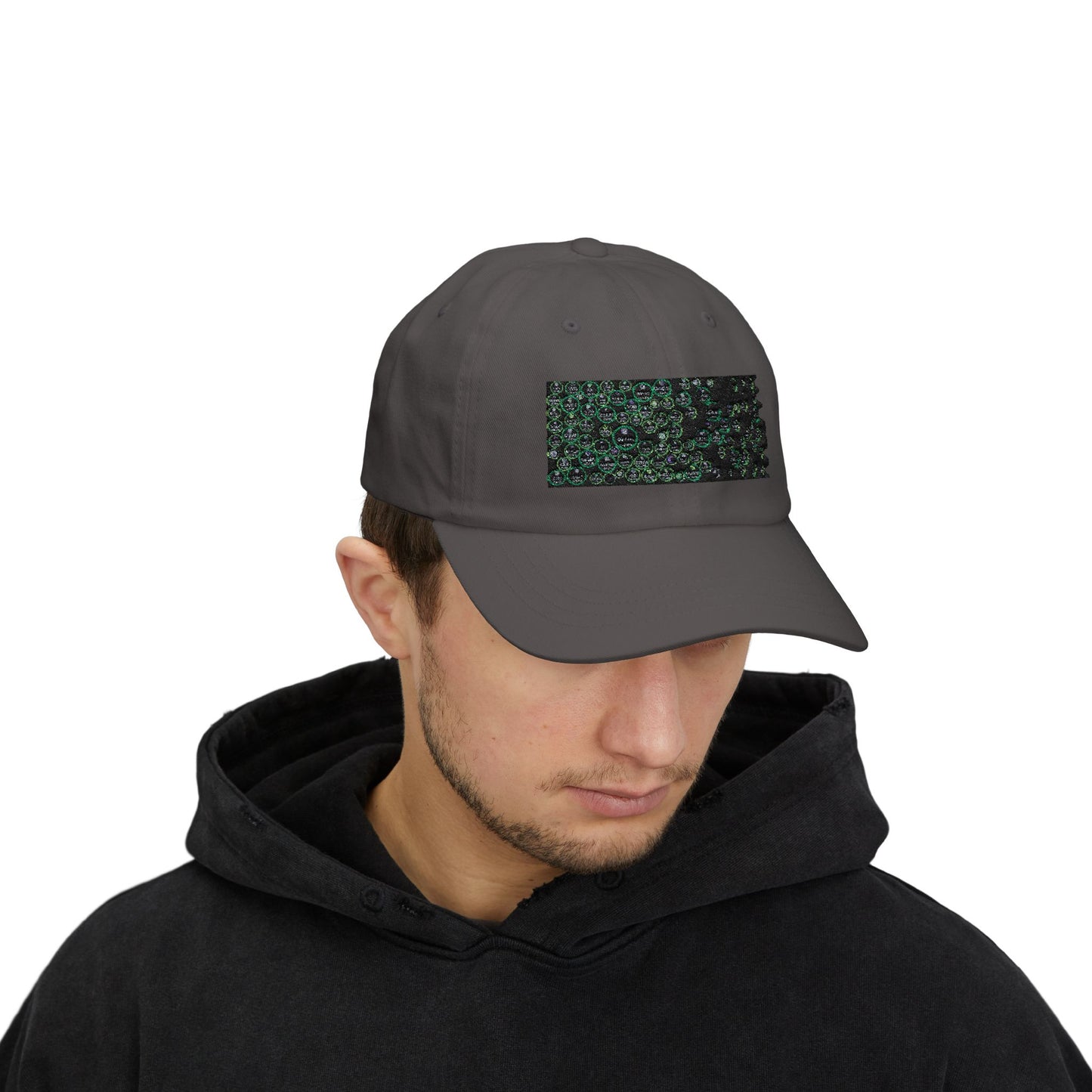 Stylish Classic Dad Cap with Unique crypto  Bubble Design - Perfect Gift for Fathers and Casual Wear