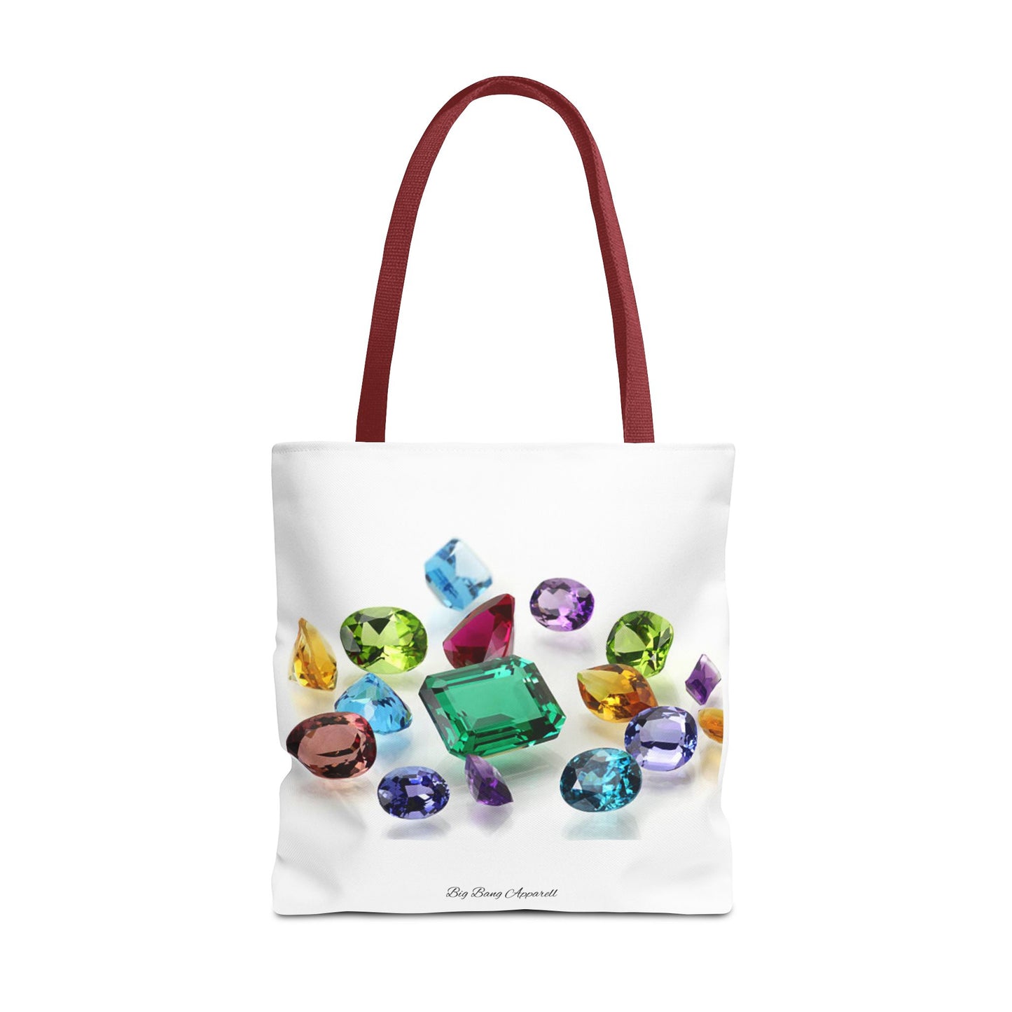 Colorful Gemstone Tote Bag | Stylish & Versatile Everyday Accessory