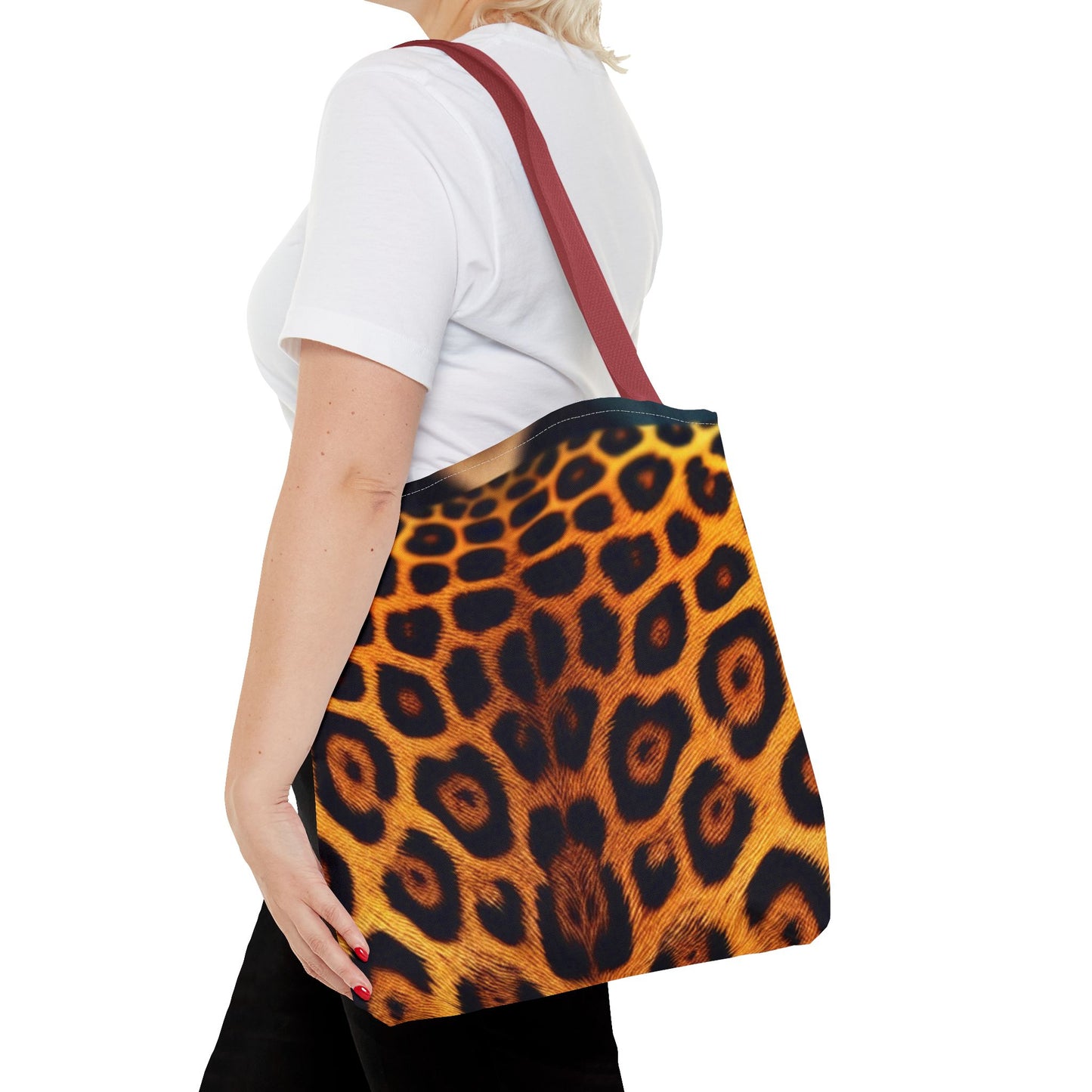 Stylish Leopard Print Tote Bag - Trendy Eco-Friendly Shopper